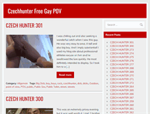 Tablet Screenshot of czechhunter.net